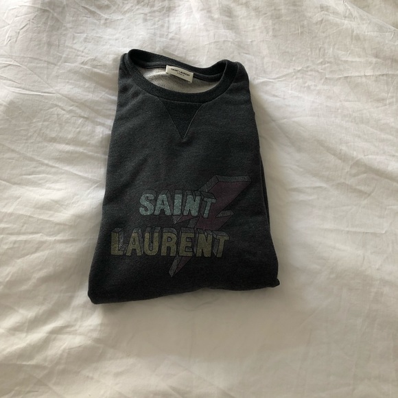 saint laurent lightning sweater